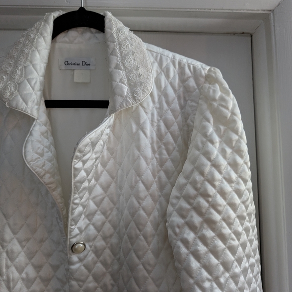 Circa 1950's Authentic Christian Dior Housecoat / Robe - Picture 12 of 16